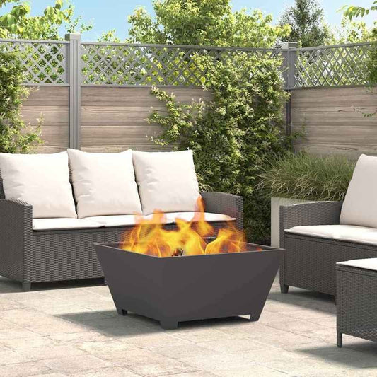 80x80x40cm Black Fire Pit Home Patio Medium-Sized Fire Stove Matching for Multi-Person Terrace Leisure Gatherings Used for Daily Garden Activities Suitable for Winter Heating, Patio Heating, Backyard Gatherings, Stylish Firep