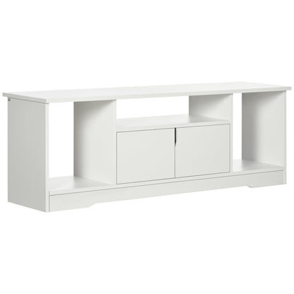 TV-meubel – TV-kast – TV-benk – Televisiekast – Media-meubel – Wit – Compact Design – Spaanplaat – 120x30x41 cm