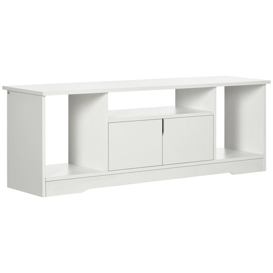 TV-meubel – TV-kast – TV-benk – Televisiekast – Media-meubel – Wit – Compact Design – Spaanplaat – 120x30x41 cm