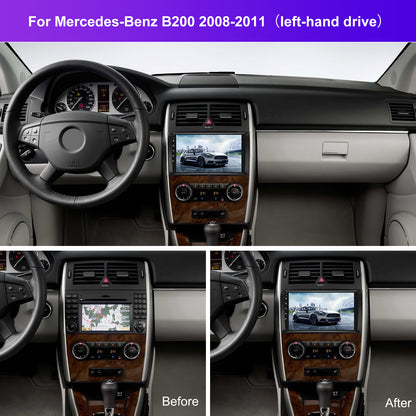 Android 15 Car Stereo – Multimedia Systeem – Navigatie Unit – Autoradio – Touchscreen Radio – 9 Inch HD Scherm – Draadloos & Bekabeld CarPlay – AHD Achteruitrijcamera & 4G Wifi