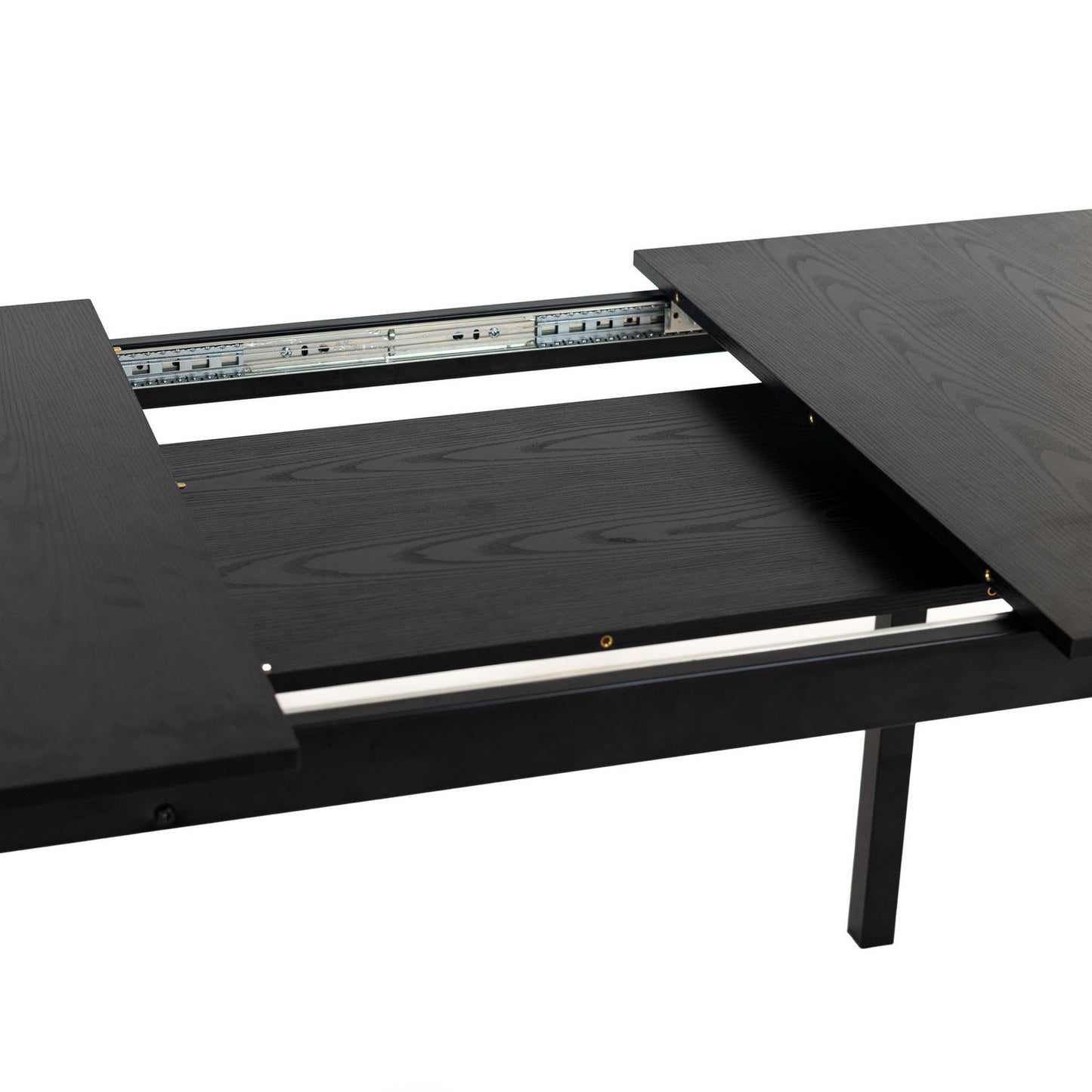 Eettafel – Uitschuiftafel – Keukentafel – Werktafel – Kantoortafel – Industrieel Design – Uitschuifbaar 120-160 cm – Mat MDF Tafelblad