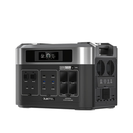 Power Station – Draagbare Accu – Noodstroomvoorziening – Energieopslag – Laadstation – 2048Wh LiFePO4 Batterij – 3600W Vermogen