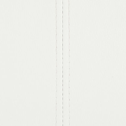 Eetkamerstoel – Stoel – Zitschair – Eettafelstoel – Bijzetstoel – Kunstleer Bekleding – Stevig Stalen Frame – Set Van 4 – Wit