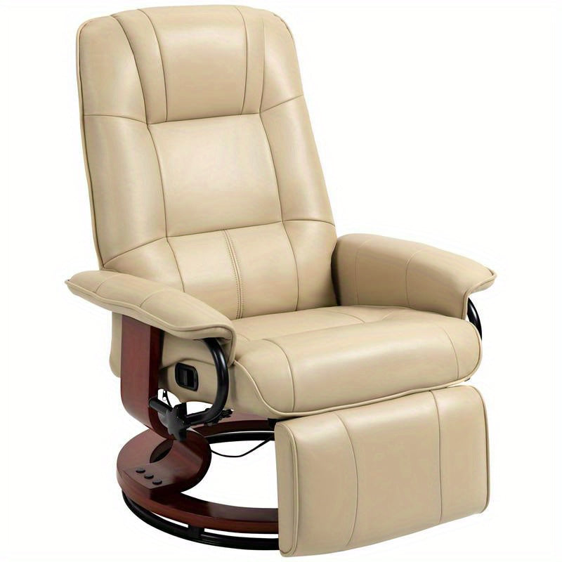 Adjustable Recliner Chair with 120kg Weight Capacity - Ergonomic Reclining Mechanism, Fabric & Wood Frame, 78x87x100cm Space-Saving Design for Living Room, Bedroom