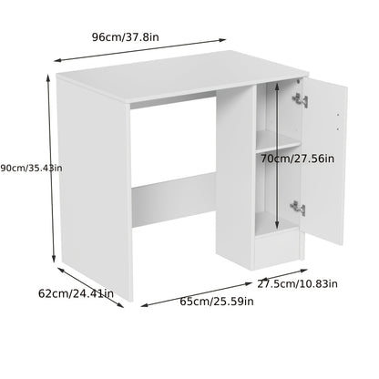 Opbergkast – Opbergsysteem – Opbergmeubel – Kast Met Wieltjes – Witte Houten Opbergkast – Compact 96x62x90 cm – Mobiel En Duurzaam