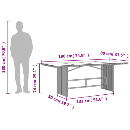 Tuinset – Tuinmeubelset – Loungeset – Terrasmeubels – Balkonset – Verstelbare Rugleuning – Weerbestendig PE-Rattan – Zwarte Kussens
