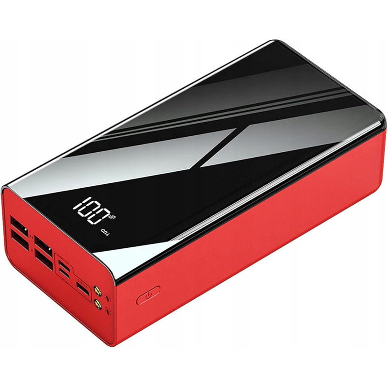 Powerbank – Draagbare Oplader – Externe Accu – Mobiele Batterij – USB Charger – 50.000 mAh Capaciteit – 7 Poorten Inclusief Lightning & USB-C – Snelladen 10W – LED Zaklamp
