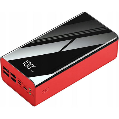 Powerbank – Draagbare Oplader – Externe Accu – Mobiele Batterij – USB Charger – 50.000 mAh Capaciteit – 7 Poorten Inclusief Lightning & USB-C – Snelladen 10W – LED Zaklamp