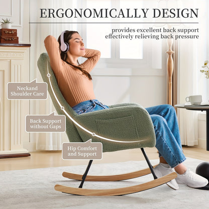Moderne Stoel – Comfortabele Fauteuil – Leunstoel – Zithoekstoel – Lounge Chair – Ergonomisch Ontwerp – Stalen Frame Wit