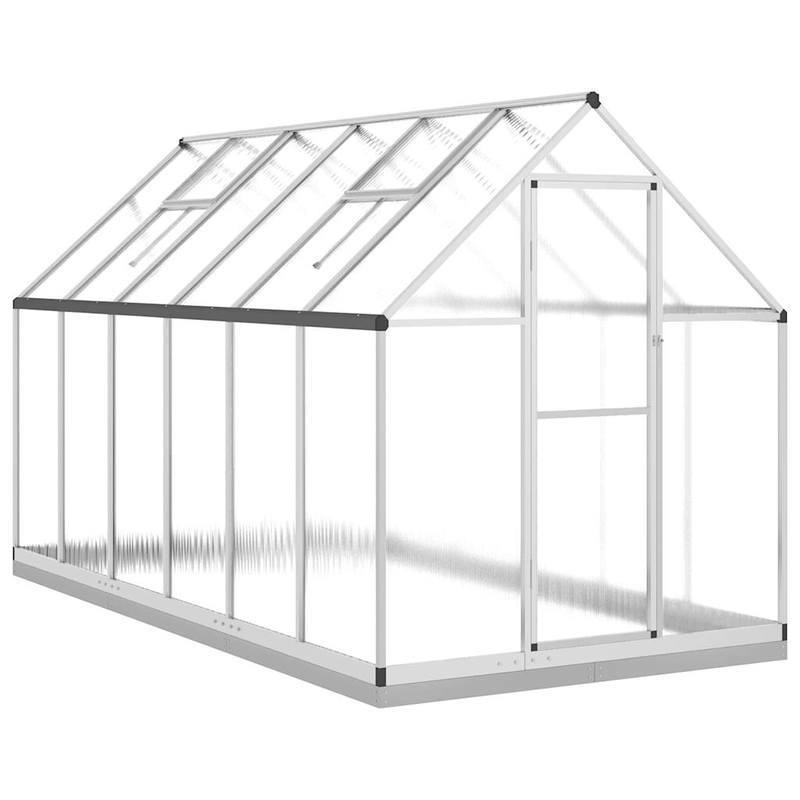 Kweektent – Kweekkas – Broeikas – Groeikas – Growtent – Aluminium Frame – Transparante Polycarbonaat Panelen – 334x169x202 cm – Weerbestendig & Ventilatie