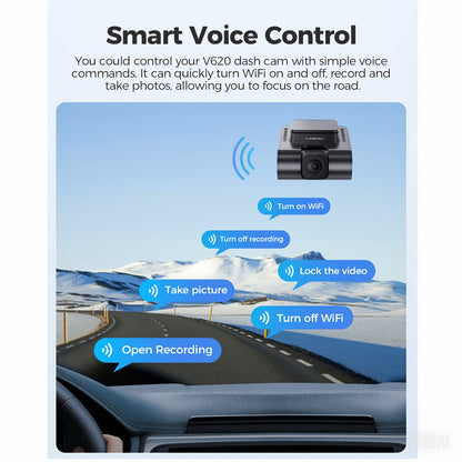 Dashcam – Auto Camera – Video Recorder – Autocamera – Voertuig Camera – Full HD 1080p – Wifi Connectie – Zwart