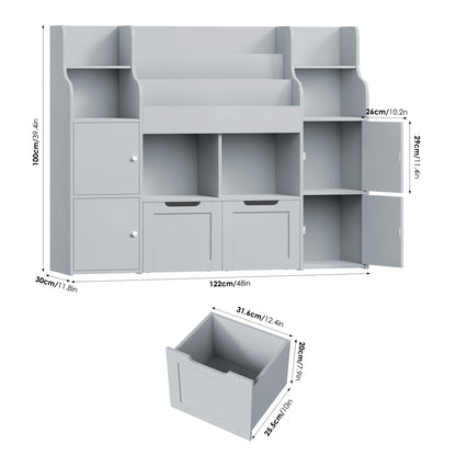 Houten Kast Roze-Wit – Opbergkast – Boekenkast – Ladenkast – Meubel – Ruimtebesparend – Stevig Hout – Eenvoudige Montage