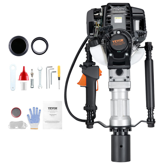 Heistop – Palenrammer – Palinghamer – Piekop – Paalplaatsser – 37,7cc 4-Takt Benzinemotor – Wisselbare Heikoppen 55/70mm