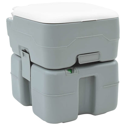 Campingtoilet – Mobiel Toilet – Draagbaar Toilet – Toiletemmer – Camping WC – Inclusief Handwasstation – Compact & Lichtgewicht – Duurzame Waterbestendige Kunststof