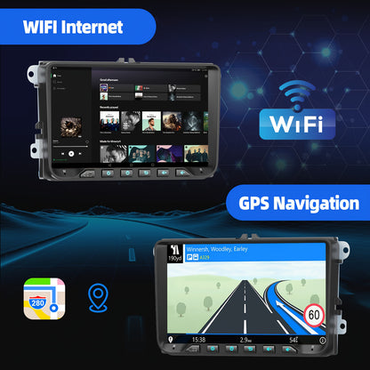 Android Autoradio – Auto Radio – Multimedia Speler – Car Stereo – Navigatiesysteem – 9 Inch IPS Touchscreen – Wireless CarPlay & Android Auto