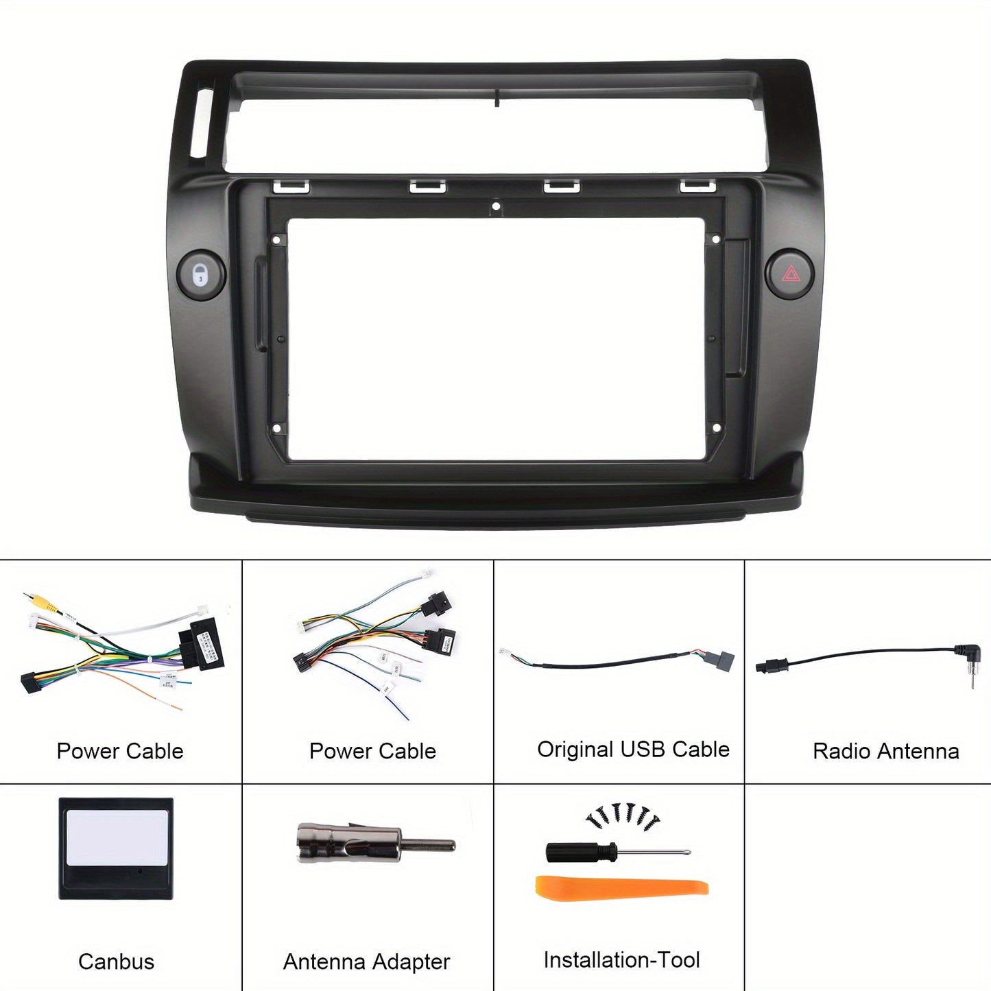 Autosterio – Autoradio – Multimedia Systeem – Navigatie – Touchscreen – Android 15 Systeem – 9 Inch HD Scherm – Draadloze Carplay & Achteruitrijcamera