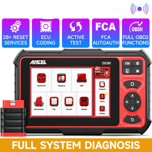 OBD2 Scanner – Auto Diagnosescanner – Foutcode Lezer – Auto Scanner – Diagnoseapparaat – Vier Systemen Diagnose – Olie Reset Functie – Handheld Compact