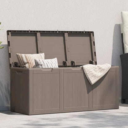 Opbergbox Buiten – Tuinkist – Opbergkist – Berging – Tuinbox – 270 Liter Inhoud – Weerbestendig Kunststof Met Houtlook
