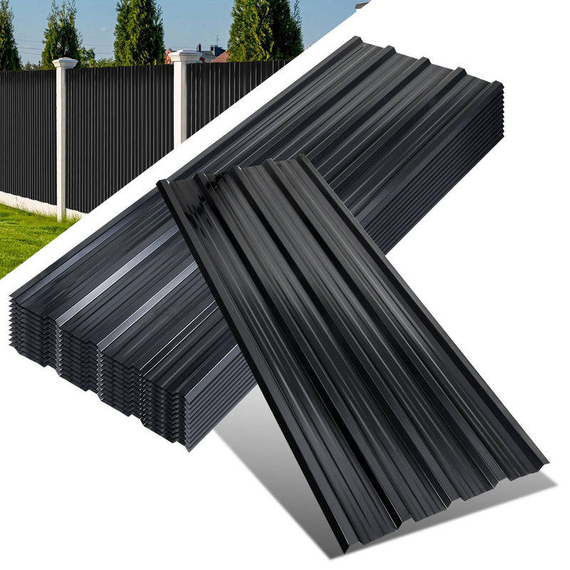 Dakplaten – Dakpanelen – Golfplaten – Dakbedekking – Wandpanelen – Gegalvaniseerd Staal – 129x46 cm – Weerbestendig Groen – Trapéziumprofiel – 0,25 mm Dik