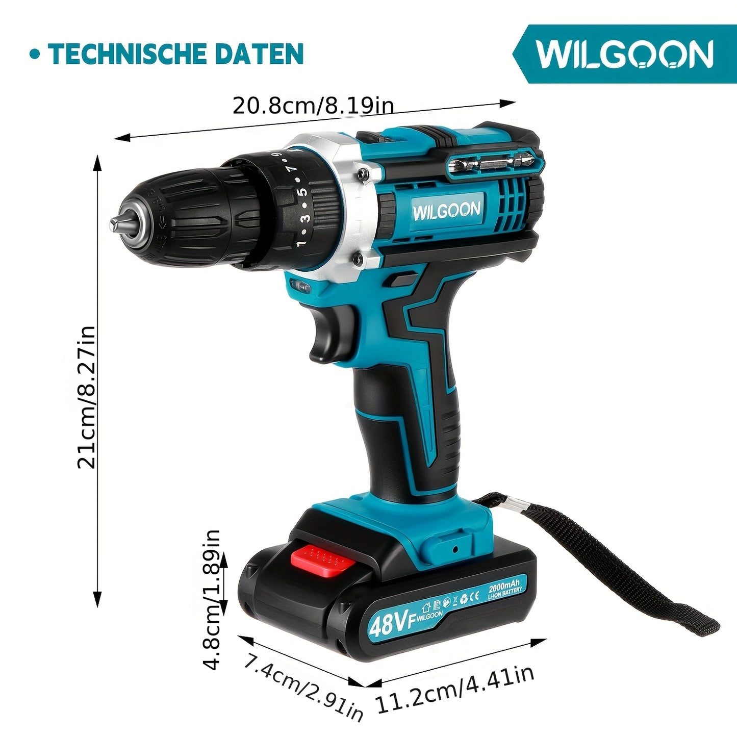 Accu Klopboor – Draadloze Boormachine – Slagboor – Boorhamer – Beitelmachine – 4-in-1 Multifunctioneel – 18V 2 Batterijen – SDS-Plus Systeem – Lichtgewicht