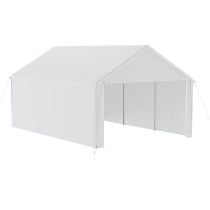 Partytent – Tuinpaviljoen – Overkapping – Paviljoen – Tent – Inklapbaar – UV-Bescherming – 4x6 Meter – Stevig Metalen Frame – Zijwanden Met Ventilatie