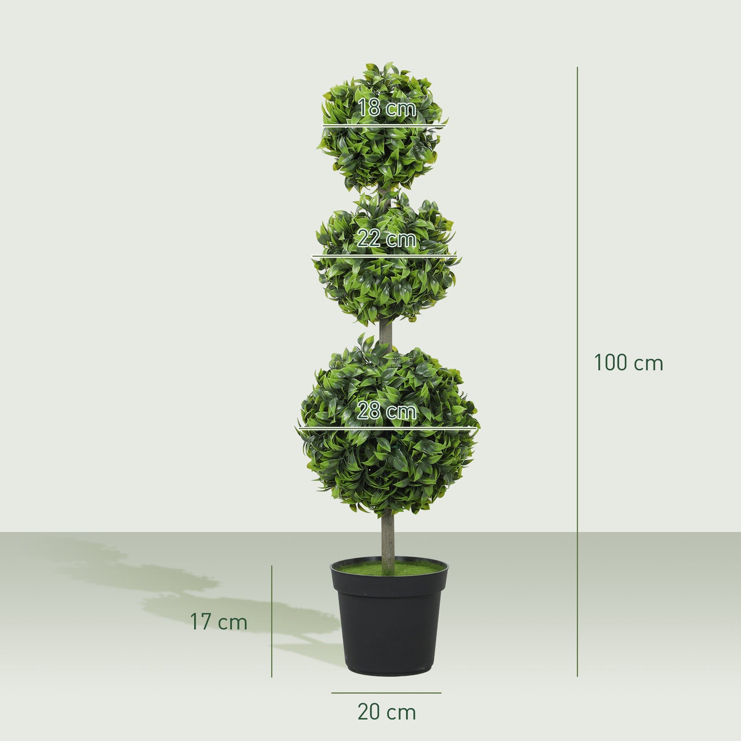Kunstplant in Pot – Nepplant – Plastic Bloem – Decoratieve Plant – Groene Kunstplant – Onderhoudsvrij – Realistische Bladeren