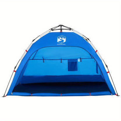 Tent – Strandtent – Pop-up Tent – Koepeltent – Kampeertent – Lichtgewicht Polyester – Snel Opzetten – Blauw – 2 Persoons