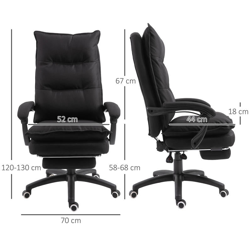 Bureaustoel – Ergonomische Stoel – Office Chair – Gamingstoel – Bureaufiets – Verstelbare Hoogte – Massagefunctie & Voetensteun