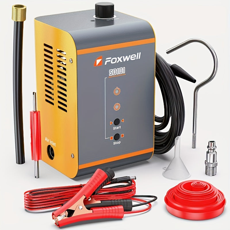 Rooklekdetector Auto – Lekdetectie Apparaat – EVAP Systeem Tester – Pijp Rook Generator – Mechanische Inspectie Tools – Snelle Rookproductie – Veiligheid Met Temperatuurbescherming