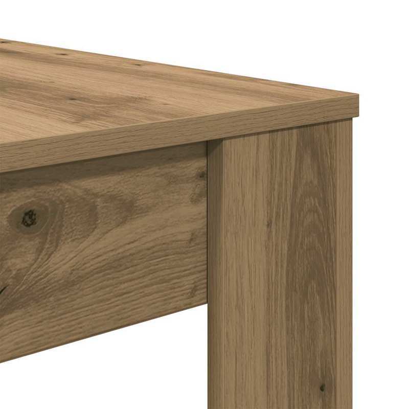 Eettafel Oak – Houten Tafel – Massief Eikenhout – Handgemaakt – Eikenhouten Eettafel – Compact Formaat 120x60x76 cm – Duurzaam & Stijlvol Design