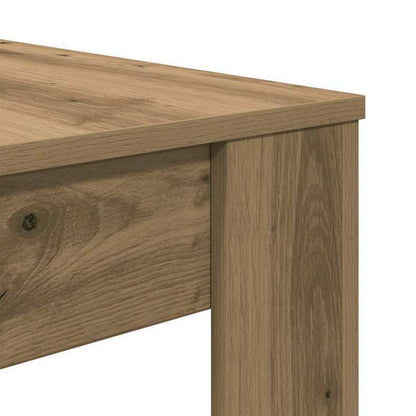 Eettafel Oak – Houten Tafel – Massief Eikenhout – Handgemaakt – Eikenhouten Eettafel – Compact Formaat 120x60x76 cm – Duurzaam & Stijlvol Design