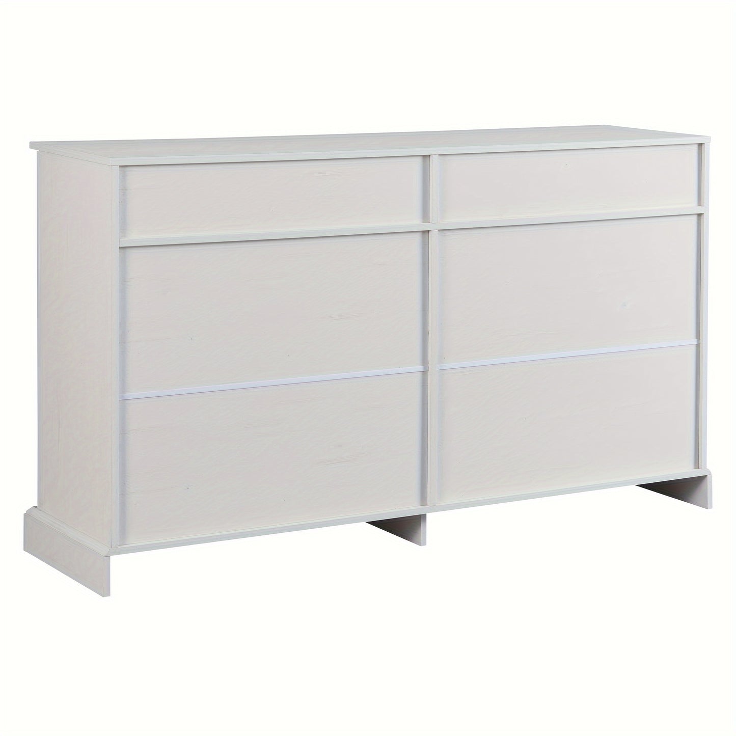 Ladekast – Opbergkast – Dressoir – Buffetkast – Woonkamerkast – Wit – 150 x 40 x 86 cm – Duurzaam Bamboe – Veel Opbergruimte