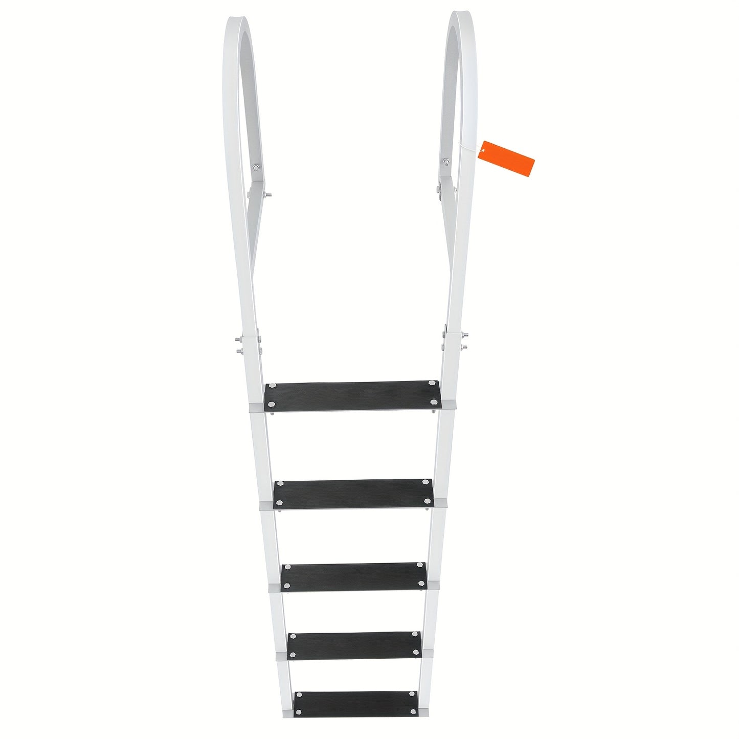 Bootladder – Badladder – Zwemtrap – Instapladder – Afneembare Ladder – 5 Treden – Hoogwaardig Aluminium – Maximaal Draagvermogen 159 kg