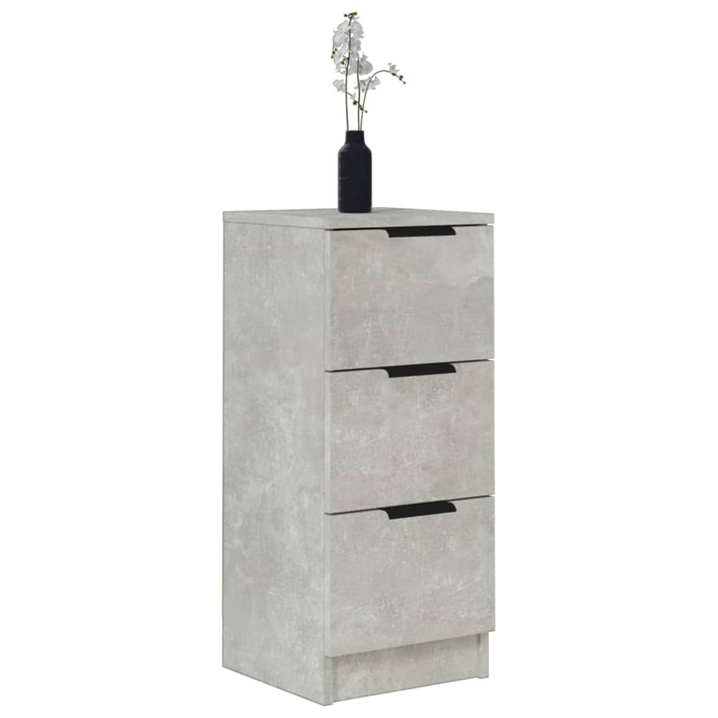 Sideboard – Opbergkast – Garagekast – Gereedschapskist – Schoenenrek – Betonlook Grijs – 30x30x70 cm – Gemaakt Van Hout