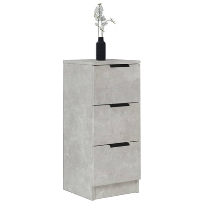 Sideboard – Opbergkast – Garagekast – Gereedschapskist – Schoenenrek – Betonlook Grijs – 30x30x70 cm – Gemaakt Van Hout