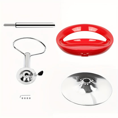 Barstoel – Barkruk – Barstoel Set – Keukenstoel – Barstoel Met Rugleuning – 360° Draaibaar – Traploos Verstelbaar Zithoogte – ABS Kunststof Met Chroom Onderstel