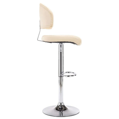 Modern Cream White Bar Stool with Backrest - Heavy-Duty Hardwood Construction, Easy Assembly, Cushioned - for Home Bars, Restaurants, Cafes - Sturdy & Elegant Modern Design, Cafe ing, Restaurant Furniture, Square Shape