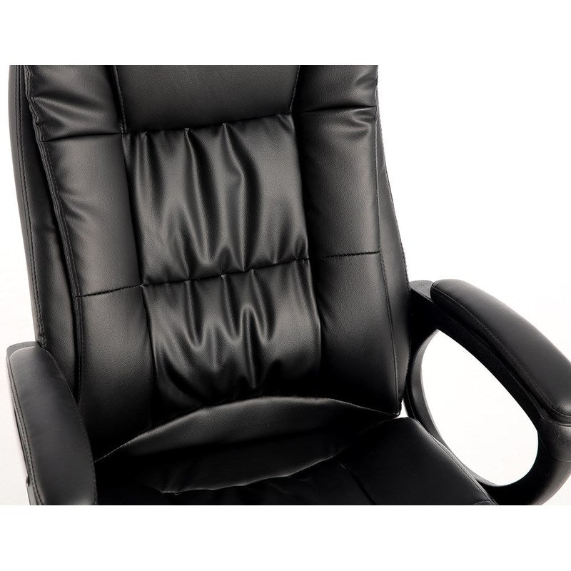 Bureaustoel – Draaistoel – Office Chair – Gamingstoel – Kantoorstoel – Verstelbare Hoogte – Vergrendelbare Kantelfunctie – Zwarte Rubber Wieltjes