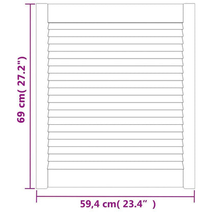 Opbergkast – Opbergkastje – Opbergrek – Bergkast – Opbergmeubel – Set van 4 – Wit – 69 x 59,4 cm – Slotfunctie – Duurzaam materiaal