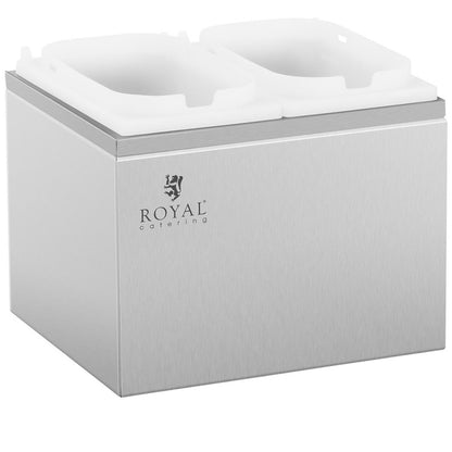 Double Dispenser for Sauces with a Stainless Steel Pump 2 X 2 L