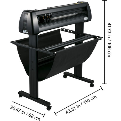 Vinylsnijder – Snijplotter – Snijmachine – Vinyl Cutter – Graveermachine – Groot Snijoppervlak 87 cm – Nauwkeurige Snijprecisie 0,01 mm