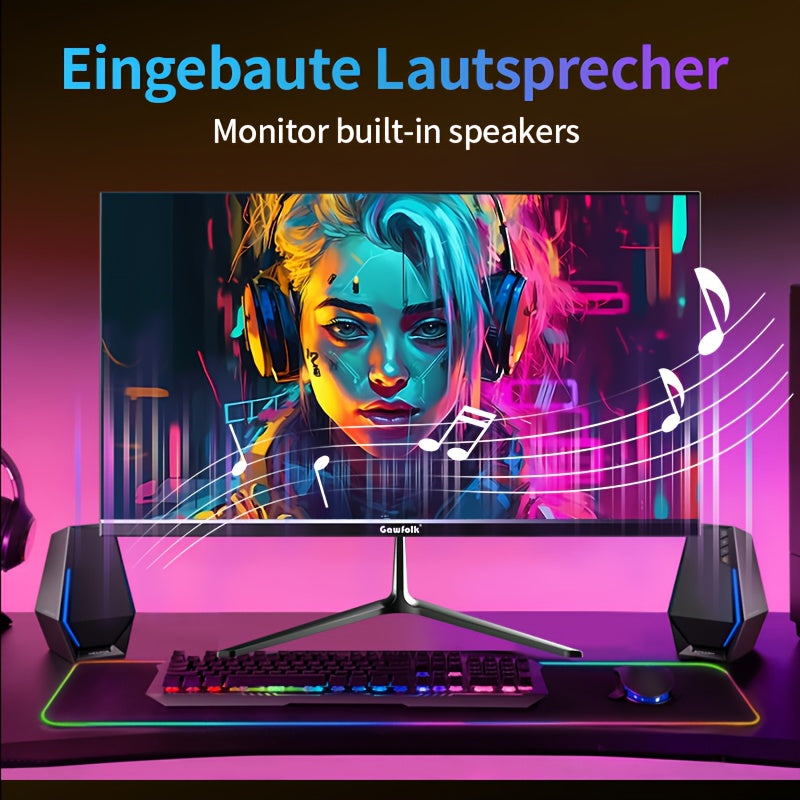 Gaming Monitor – Pc Scherm – Computerscherm – Beeldscherm – Curved Monitor – 24,5 Inch – 120Hz Verversing – 1ms Reactietijd