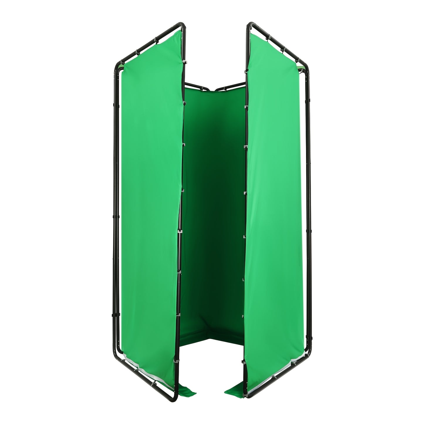 Groen Scherm – Backdrop – Achtergronddoek – Fotostudio Doek – Videostudio Achtergrond – Verstelbare Standaard – Groot Formaat 2,4x4 Meter – Lichtgewicht & Duurzaam