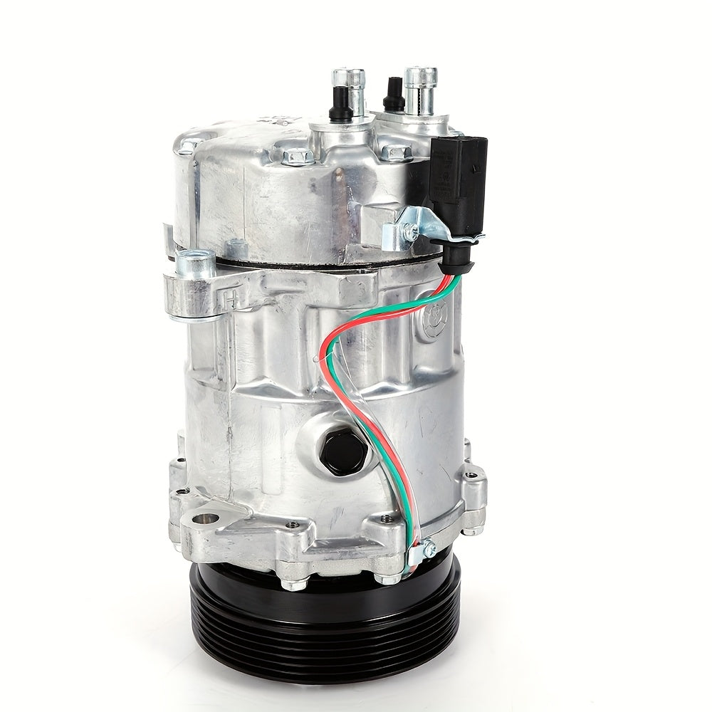 Airconditioning Compressor – Airco Pomp – Klimaat Compressor – Koelmiddel Compressor – R134a Variant – Geschikt Voor VW Audi Skoda – Duurzaam Aluminium – OEM 1J0820803K