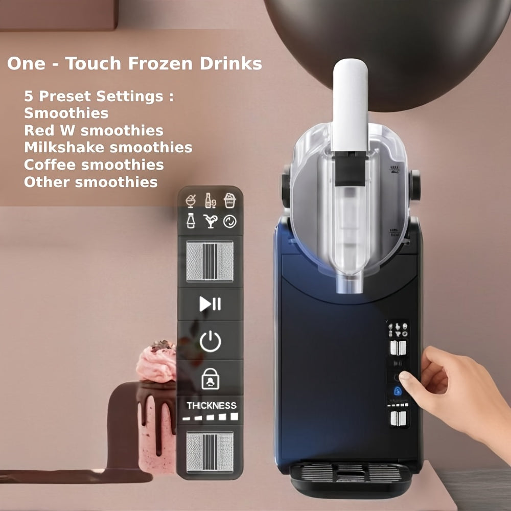 Slush Machine – Slushie Maker – IJsdrank Machine – Sorbetapparaat – Smoothiemaker – 5 Snelheden – 2 Liter Inhoud - QUORE