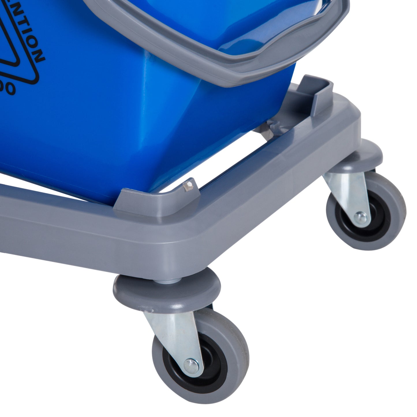 Schoonmaakwagen – Schoonmaaktrolley – Reinigingswagen – Dweilwagen – Systeemwagen – 25L Capaciteit – Ingebouwde Wringersysteem – Compact 73×45×92 cm