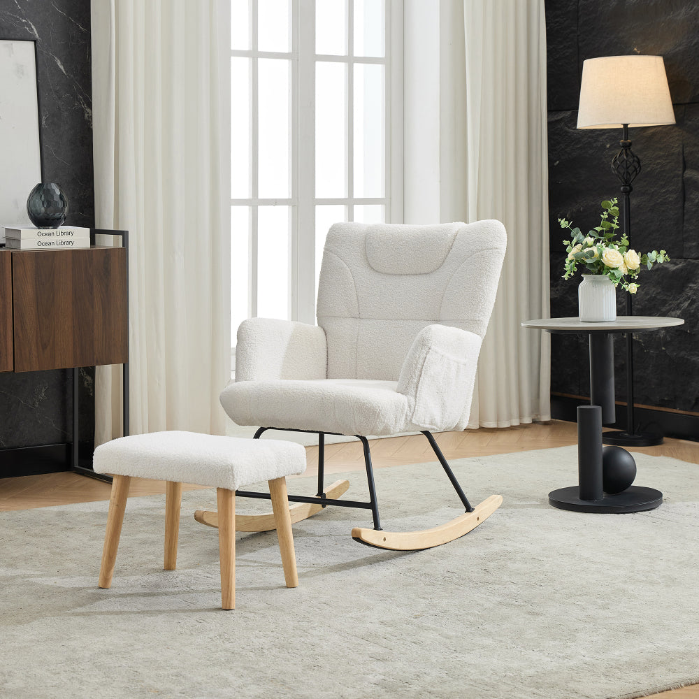 Dressoir – Ladekast – Opbergkast – Buffetkast – Commode – Hoogglans Wit – 6 Lades – Metalen Pootjes – Ruim Opberggedeelte – Stabiele Duurzame Constructie