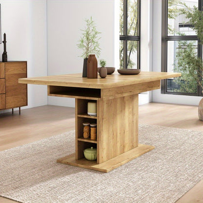 Uitklaptafel – Verlengbare Tafel – Eettafel – Vouwtafel – Tuintafel – Ruimtebesparend – Met Opberglade – 110-130x70x75 cm – Met Stalen Onderstel