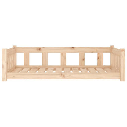 Hondenmand Extra Groot – Hondenbed XXL – Hondenkussen Groot – Donutmand Groot – Hondenbank Medium – Massief Dennenhouten Constructie – Orthopedisch Comfort – 105,5x75,5x28 cm – Wit Rechthoekig Design – Duurzaam en Stevig