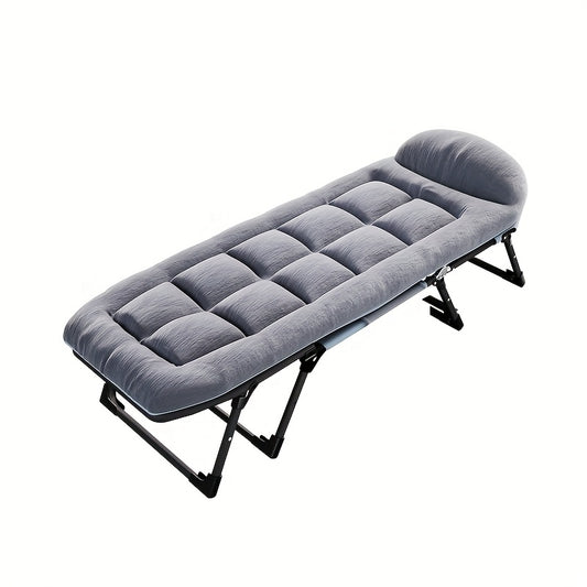 Opvouwbaar Bed – Inklapbaar Bed – Vouwbed – Campingbed – Logeerbed – Ruimtebesparend Ontwerp – Stevig Metaalframe – Oxford Stof – Geschikt Tot 1,90 Meter – Gebruik Binnen en Buiten